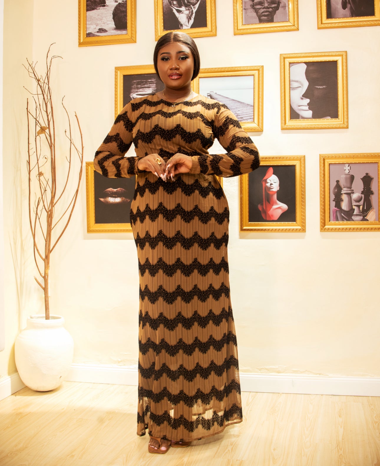 Nuella Diva in Brown