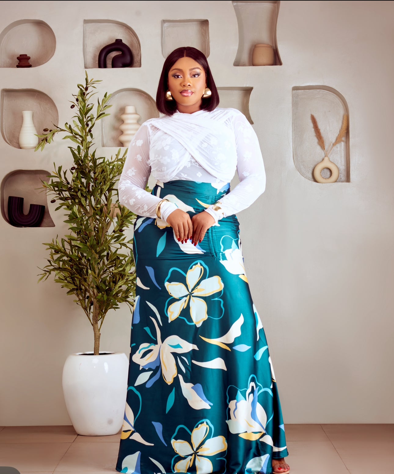 Nuella Silk Skirt Only