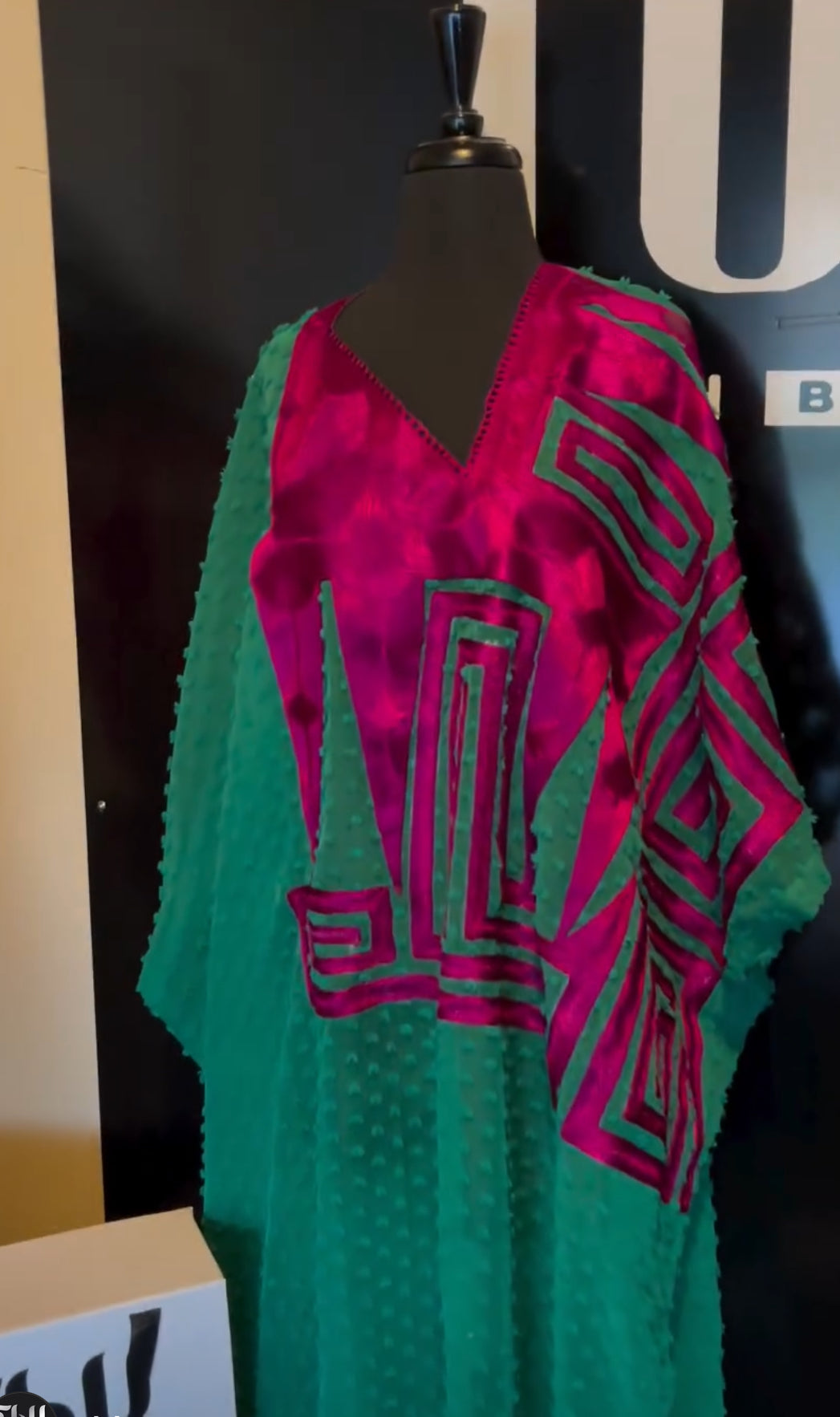 Zee Kaftan in Green