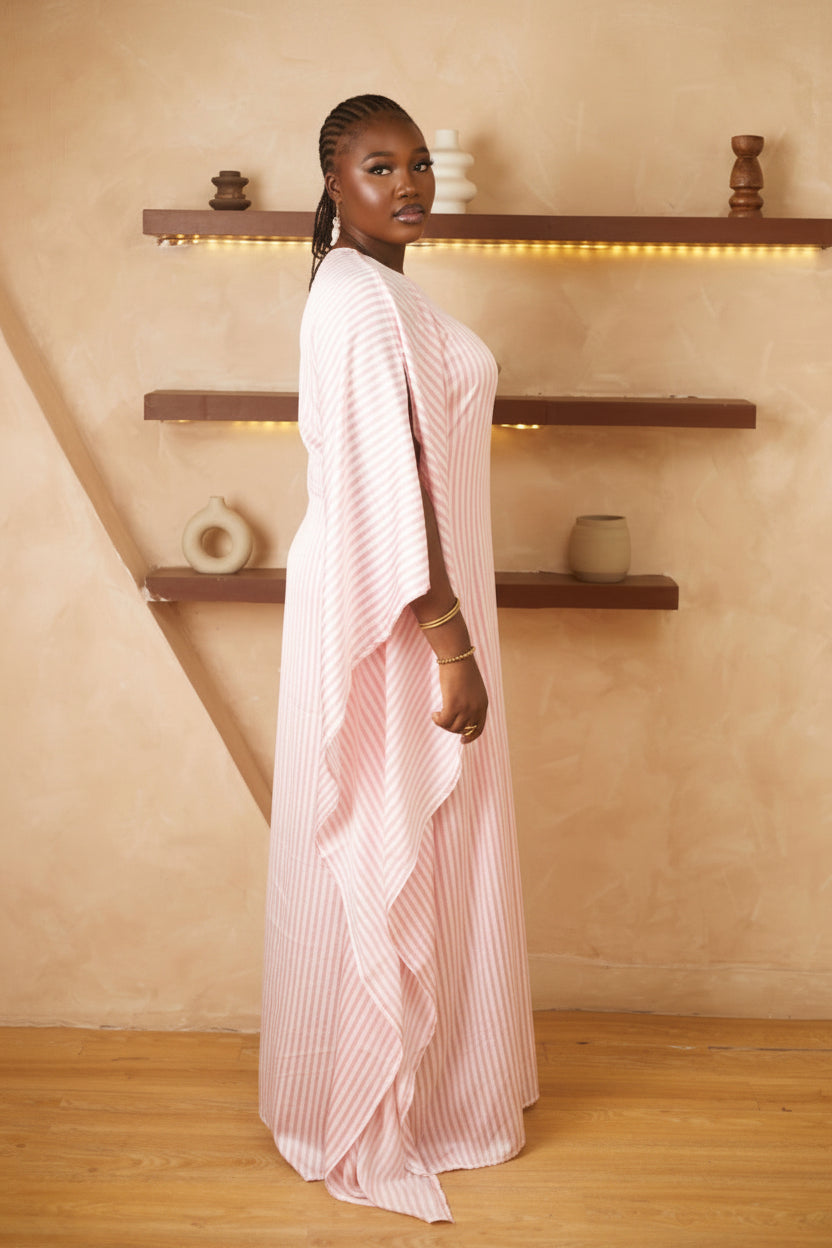 Imisi Boubou in Pink Stripe