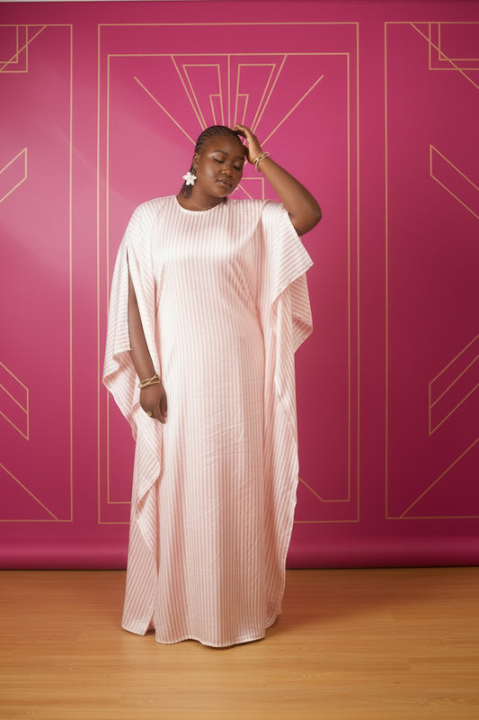 Imisi Boubou in Pink Stripe