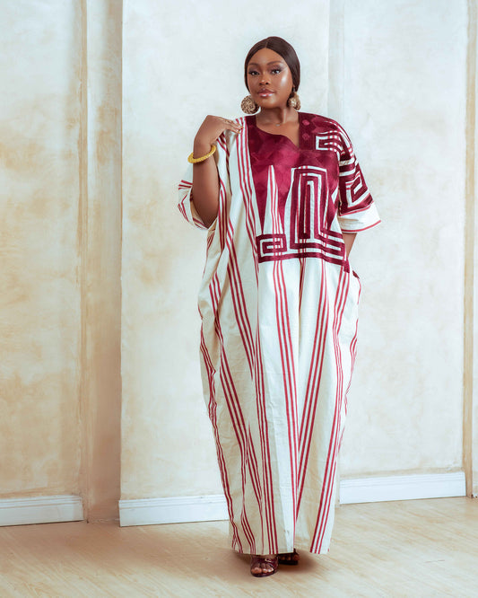 À R À Embroidered Boubou