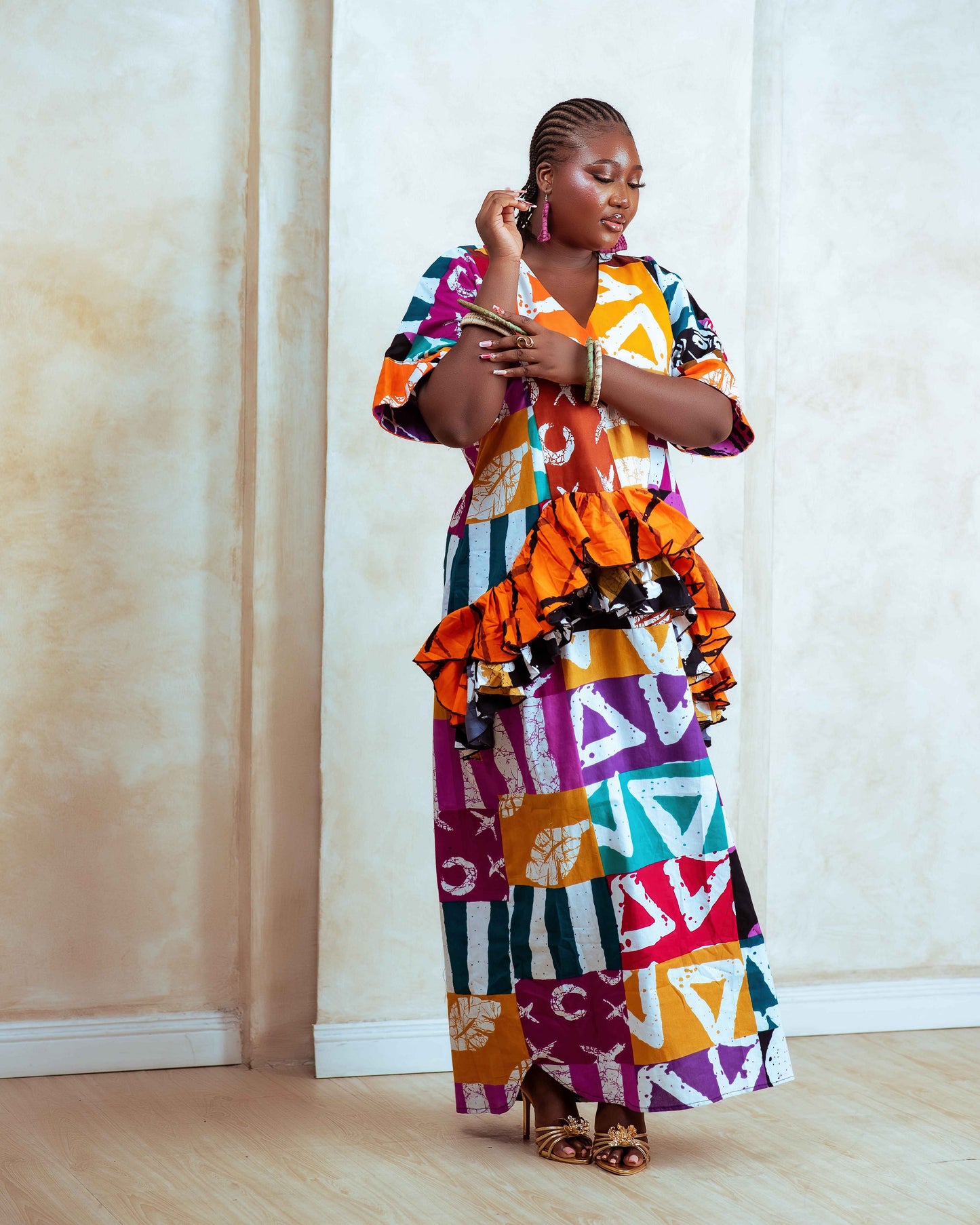 Ara Boubou( 2 layers drapes)