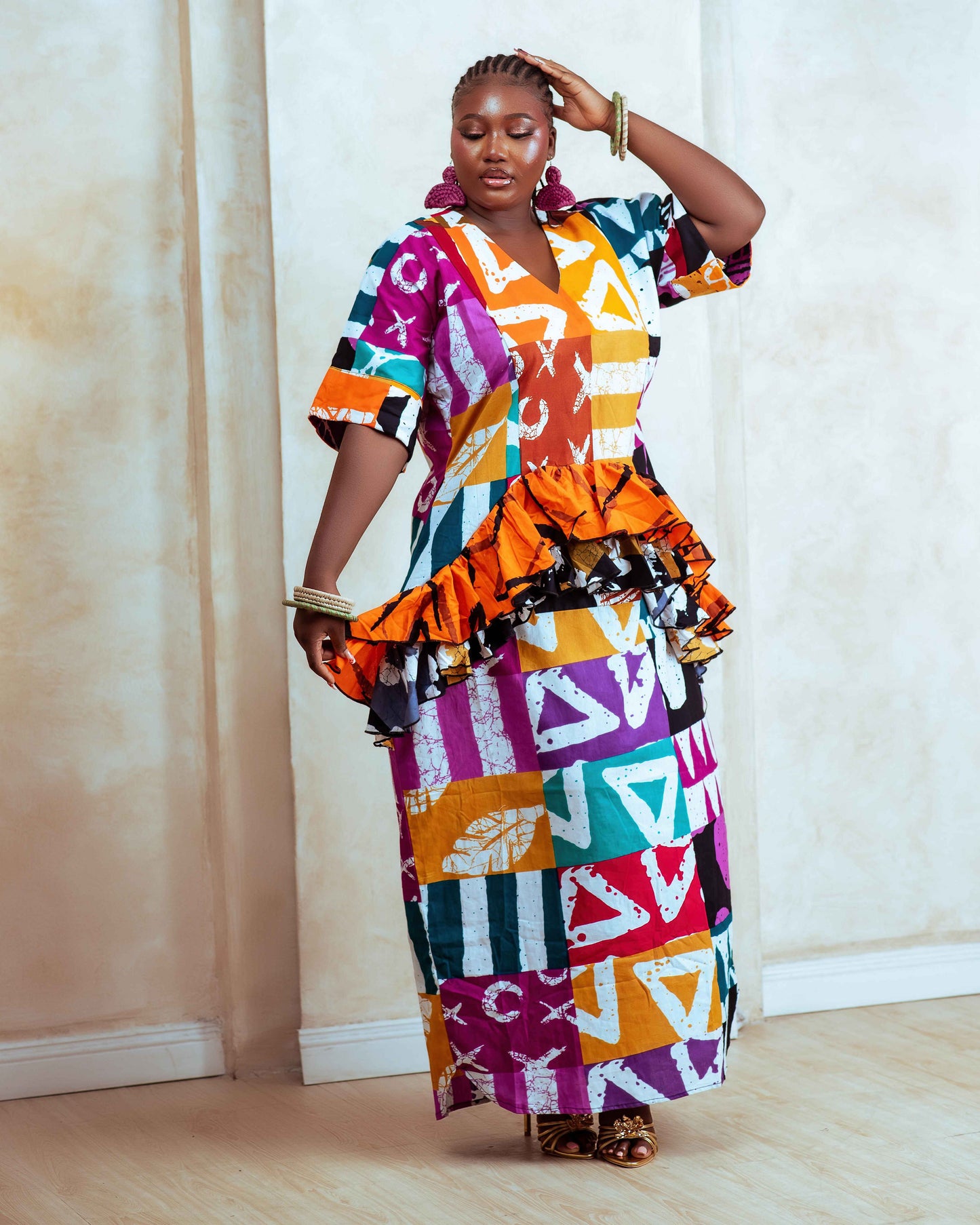Ara Boubou( 2 layers drapes)