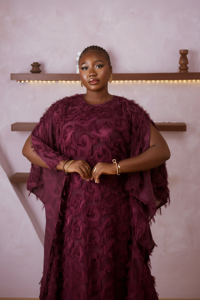 Imisi Boubou in Purple