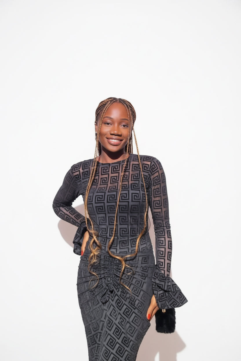 Nuella Diva set in Black