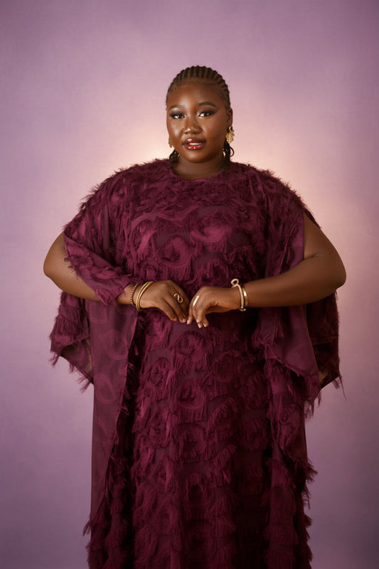Imisi Boubou in Purple