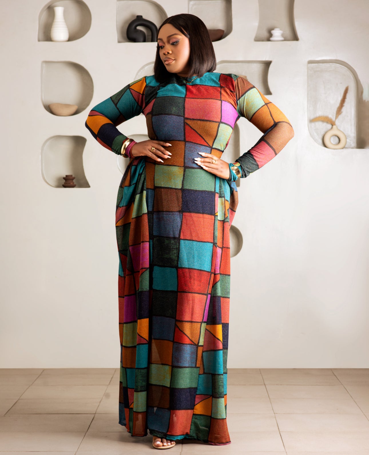 Nuella Multi Colored Dress