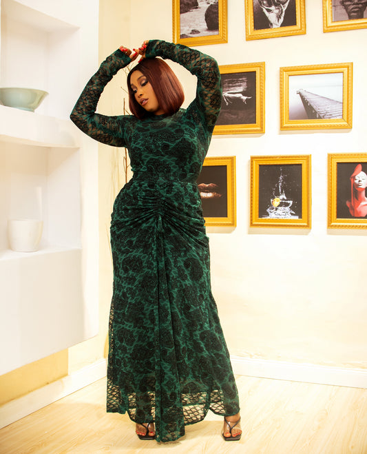 Nuella diva set in Emerald