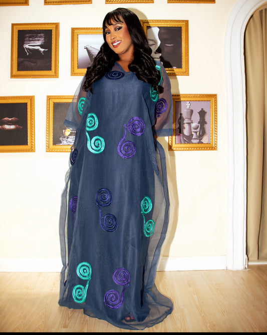 Ayo in Navy Blue